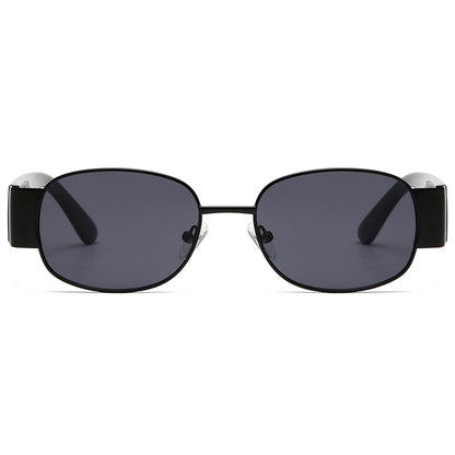 KKTREE Metal Square Retro Sunglasses, Fashionable for Both Men and Women, UV400 UV Protection