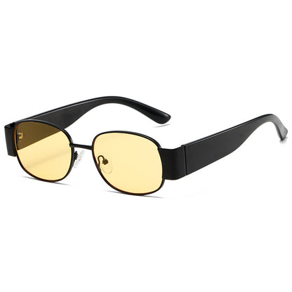 KKTREE Metal Square Retro Sunglasses, Fashionable for Both Men and Women, UV400 UV Protection