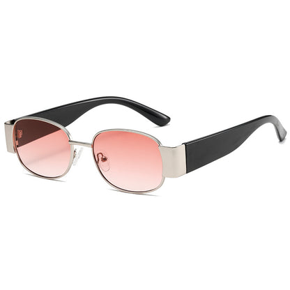 KKTREE Metal Square Retro Sunglasses, Fashionable for Both Men and Women, UV400 UV Protection