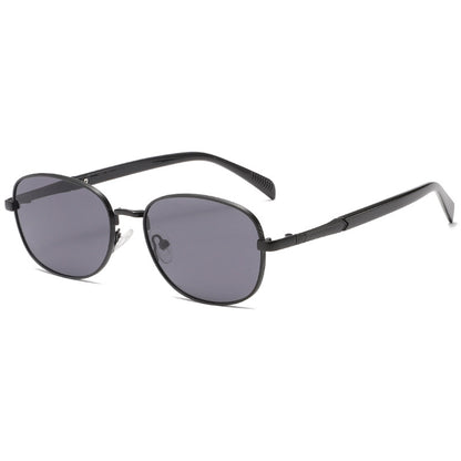 KKTREE Glamour Gleam Metal Frame Sunglasses, Retro Style UV400 Sun Protection Shades