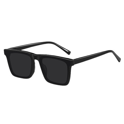 KKTREE Lunaflare High-quality Nylon Lens Square Frame Sunglasses, UV Protection, Suitable for Both Men and Women