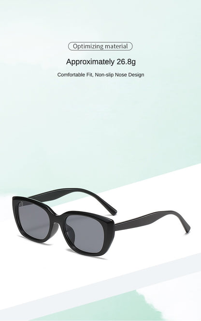 KKTREE Glow Fashionable Small Acetate Frame Sunglasses with A Sense of Elegance, UV Protection Sunnies