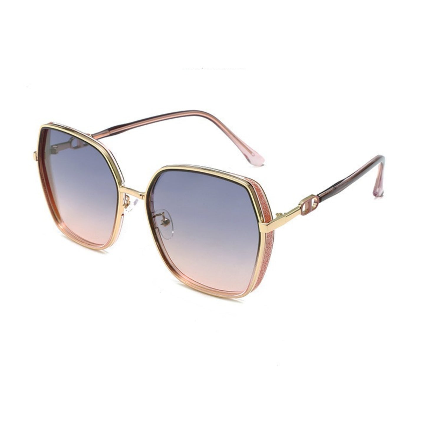 KKtree 2024 Gafas de sol de color rosa brillante para mujer - Tonos de moda UV400 de alta calidad